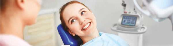 CO2 laser surgery patient shown