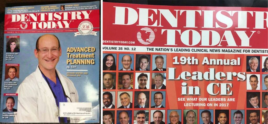 Richard Winter on cover of Dentistry Today
